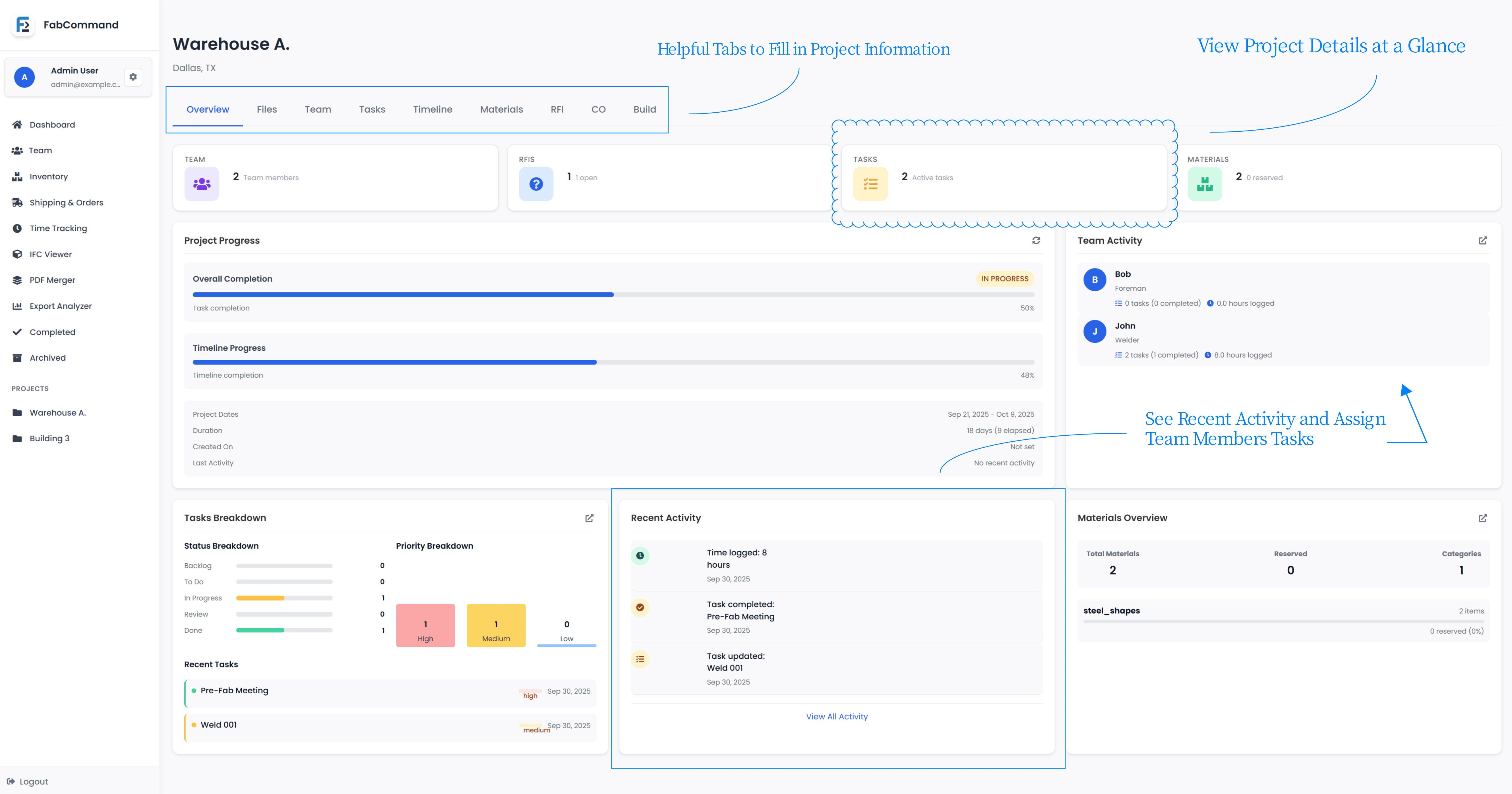 FabCommand Project Overview