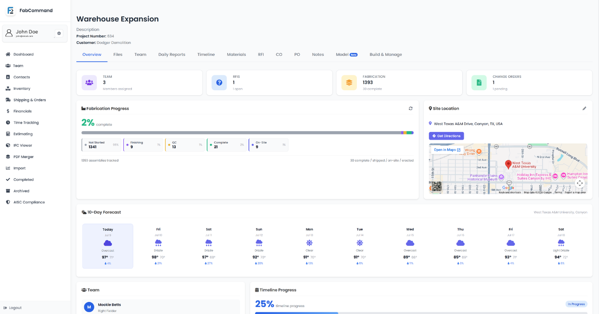 FabCommand Project Overview